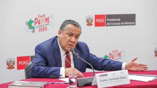 Premier Adrianzén sobre declaraciones de Marrufo: “No le tomamos relevancia”