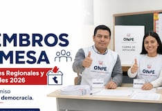 Consulta hoy con tu DNI si eres miembro de mesa - titulares y suplentes para Elecciones Regionales y Municipales 2026