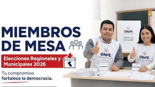 Consulta hoy con tu DNI si eres miembro de mesa - titulares y suplentes para Elecciones Regionales y Municipales 2026