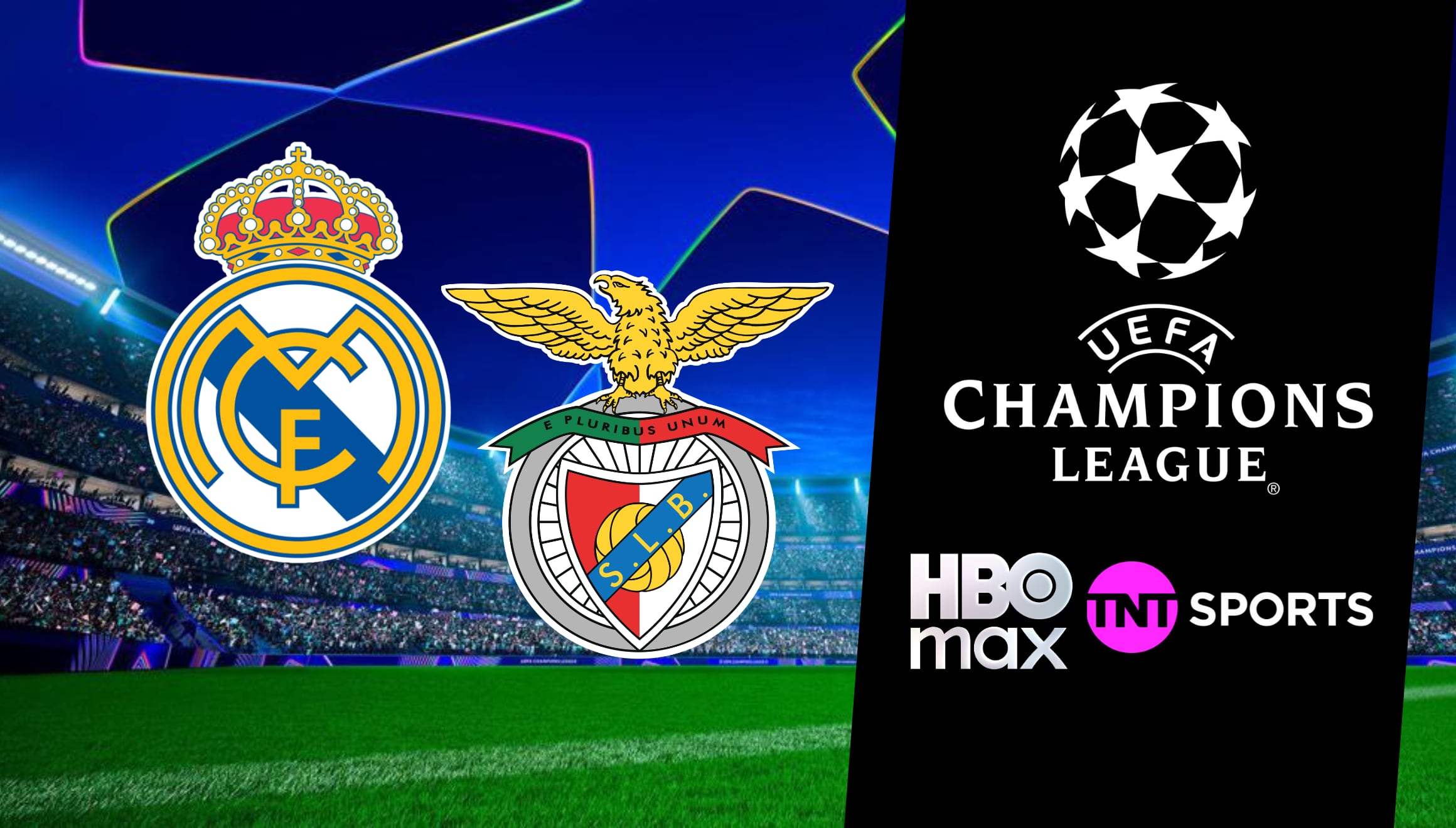 Fanáticos en México: sigan el Real Madrid vs. Benfica en vivo por HBO Max y TNT Sports. Disfruta del mejor fútbol de Europa con transmisión premium online. ¡La Champions League se vive con toda la intensidad y pasión desde tu pantalla! | Crédito: uefa.com / Composición Gestión Mix