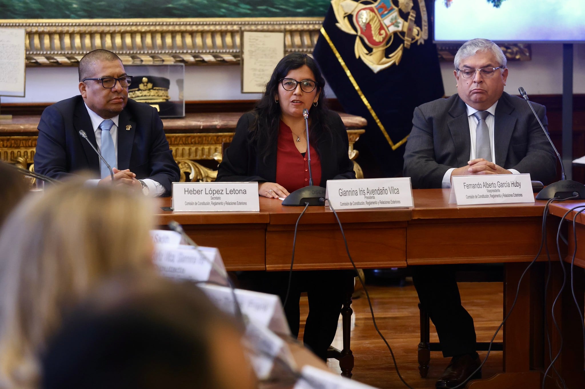 La diputada Giannina Avendaño (Juntos por el Perú) fue elegida presidenta de la Comisión de Constitución, Reglamento y Relaciones Exteriores. (Foto: Congreso)