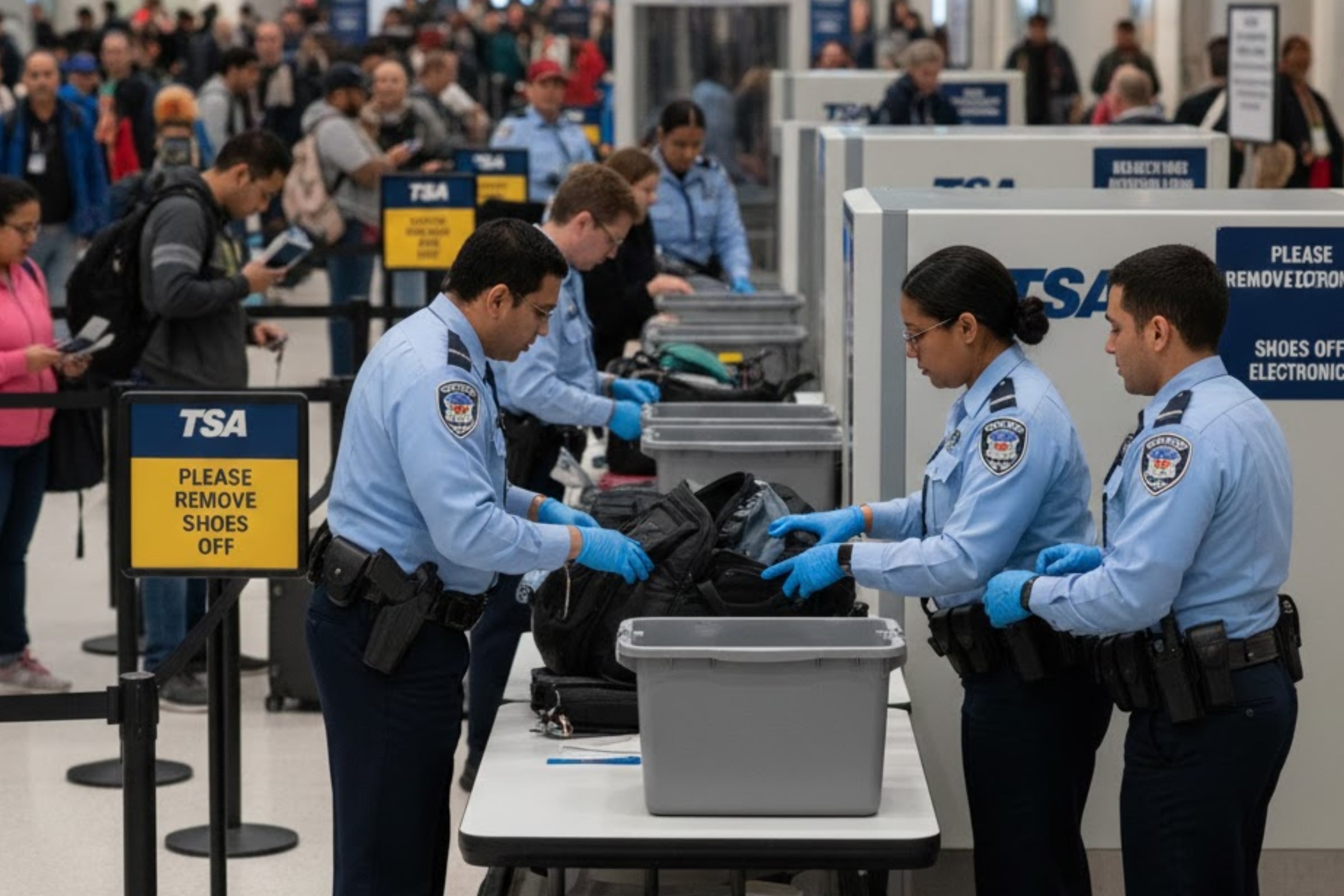 Estos controles son necesarios para identificar la presencia de algún objeto prohibido. (Crédito: Imagen creada por El Comercio MAG usando la IA de 'Gemini')