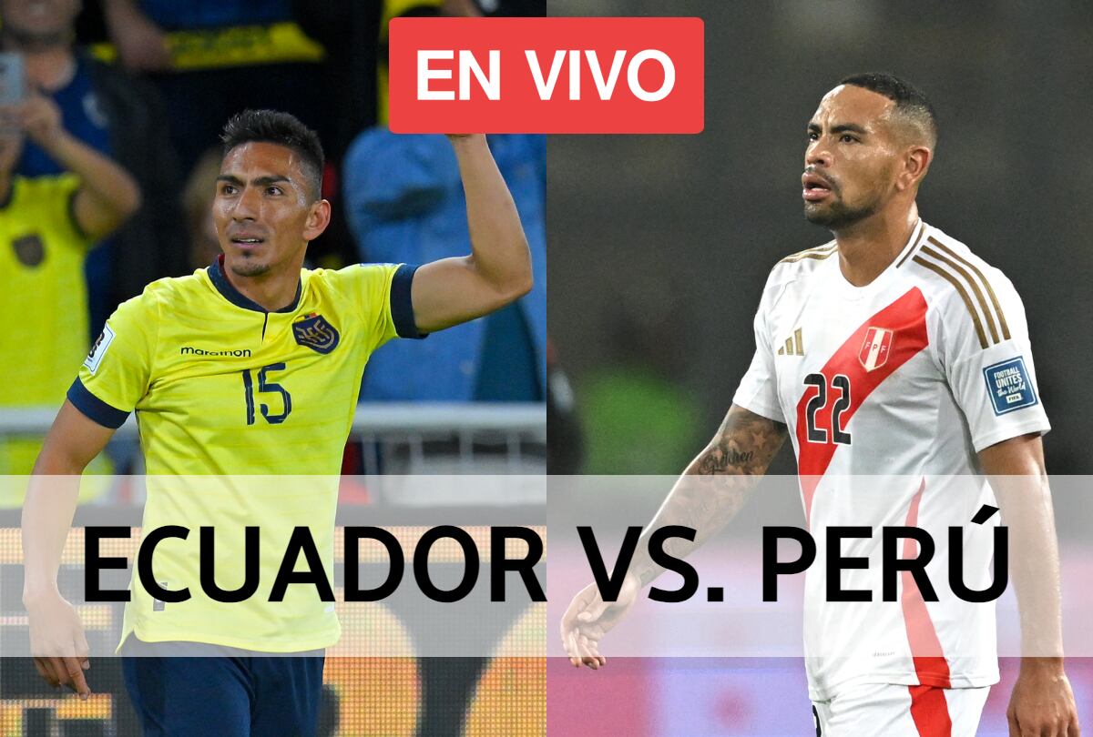 Mira el partido de Ecuador vs. Perú EN VIVO desde Quito por la Jornada 8 de las Eliminatorias 2026. (Foto: Composición Mix)