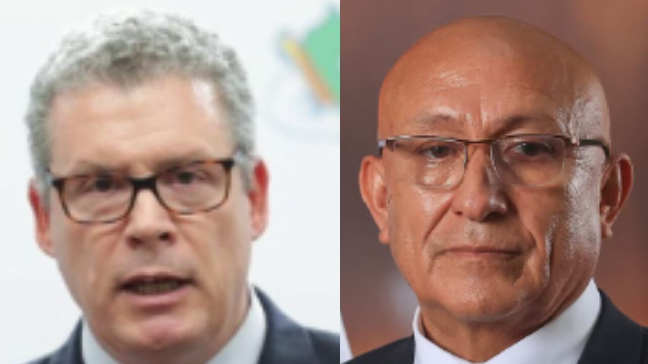 Podemos Perú pide citar ante el Pleno a los ministros Morgan Quero y Julio Díaz por las extorsiones a los colegios. Composición: Gestión.