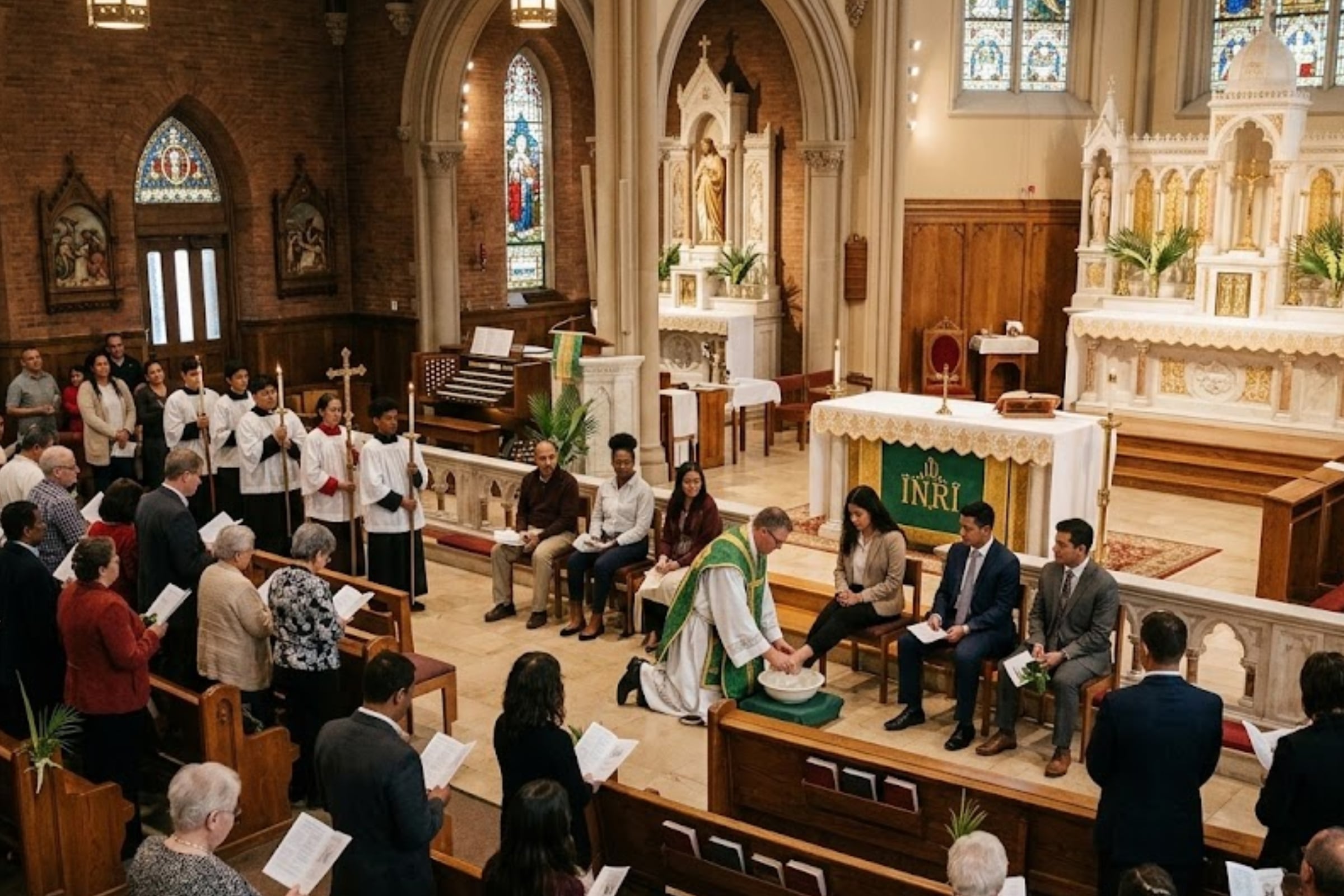 La fecha de inicio de Semana Santa varía cada año debido al ciclo anual. (Crédito: Imagen referencial creada por El Comercio MAG usando la IA de Gemini)
