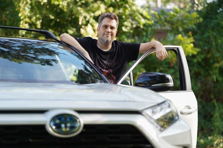 Brandon Wingate condujo durante cinco horas a través de Georgia para probar un RAV4 usado que encontró en internet. Fotógrafa: Megan Varner/Bloomberg