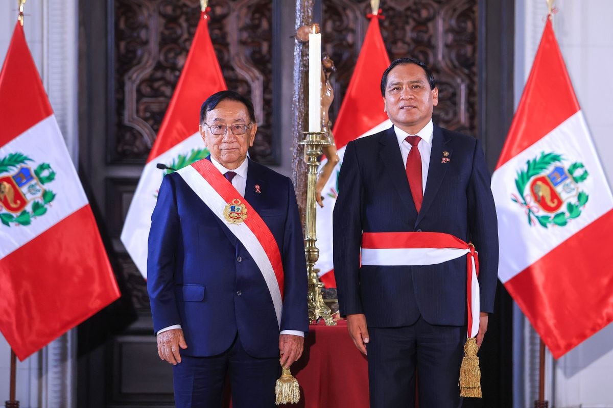 Flavio Cruz jura como nuevo ministro de Trabajo y Promoción del Empleo. Foto: Presidencia.