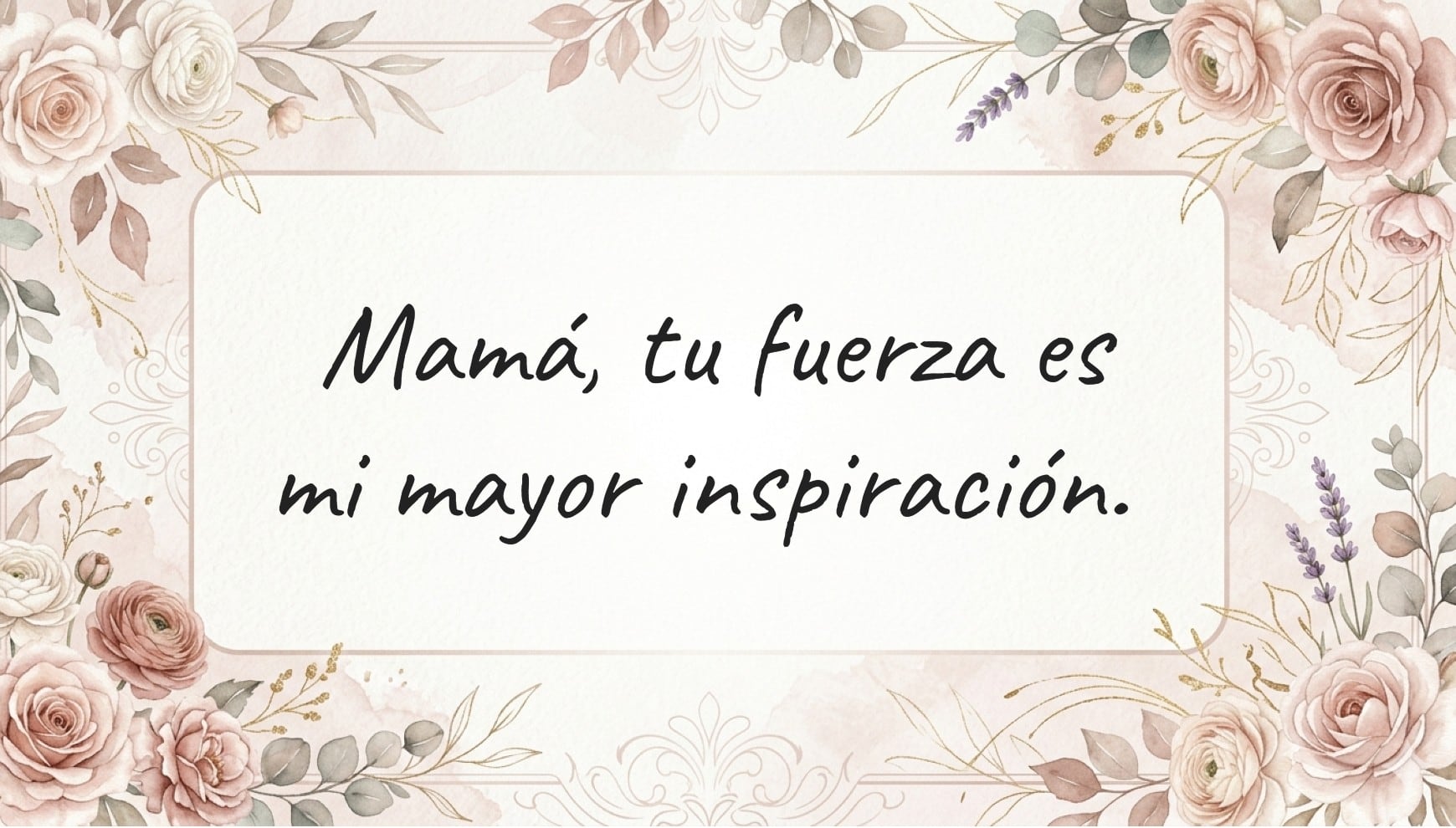 Compartir frases en el Día de la Madre puede llenar su corazón de alegría. | Crédito: Imagen creada por Gestión MIX usando Gemini