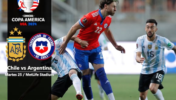 EN VIVO y EN DIRECTO, conoce aquí cómo ver por TV y vía online el duelo entre Chile y Argentina por la Copa América 2024.| Foto: Composición Depor