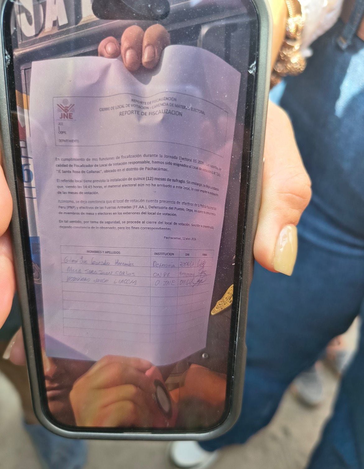 ONPE no multará a peruanos que no pudieron votar. (Fuente: X)