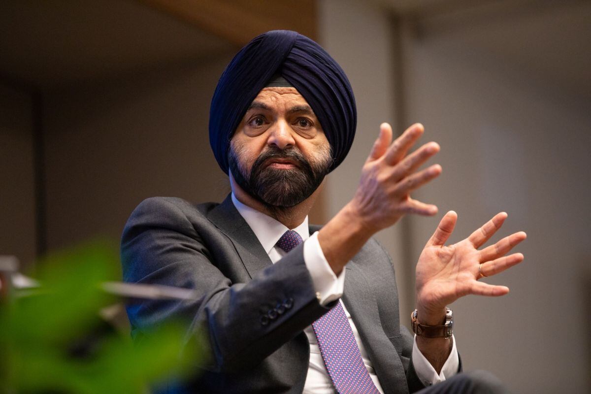 Ajay Banga, presidente del Grupo Banco Mundial. Foto: Anna Rose Layden/Bloomberg