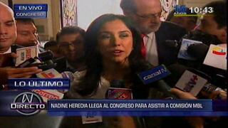 Nadine Heredia: “Martín Belaunde Lossio no ha tenido mi autorización para contratar con el Estado”