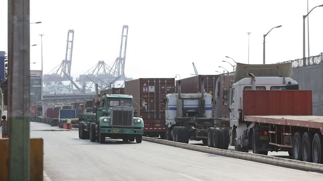 Se agudiza congestión camionera al puerto del Callao por retiro de control a tráfico de carga