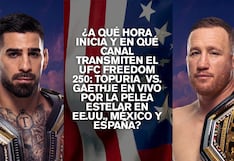 ¿A qué hora inicia y en qué canal transmiten el UFC Freedom 250: Topuria vs. Gaethje EN VIVO por la pelea estelar en EE.UU., México y España? Horarios en el mundo