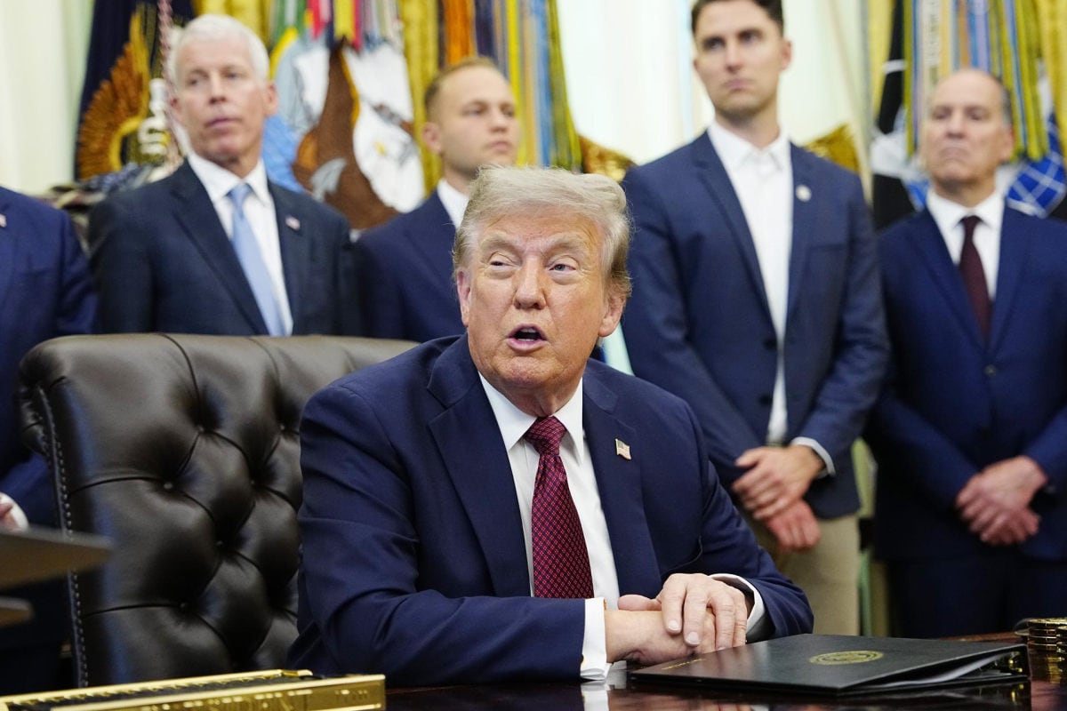 La cifra coincide con los vaivenes provocados por la guerra comercial impulsada por el presidente estadounidense, Donald Trump.Foto: EFE/EPA/BONNIE CASH/POOL