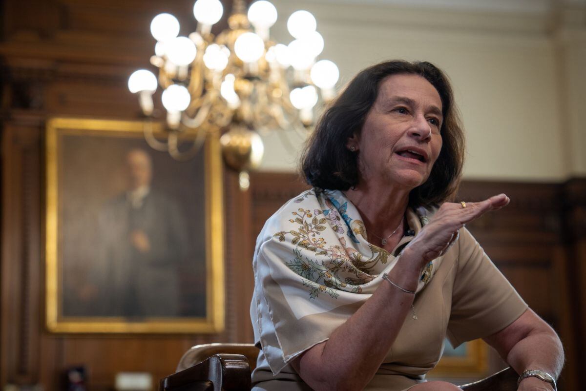 Rosanna Costa, presidenta del Banco Central de Chile, en enero de 2023.
