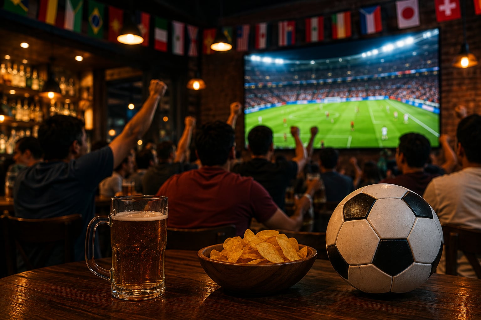 FIFA, licencias y multas: el lado legal de transmitir el Mundial en bares y restaurantes. | Foto: Generada con Chatgpt