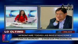Ex asesor presidencial Carlos Moreno niega haber fugado del Perú