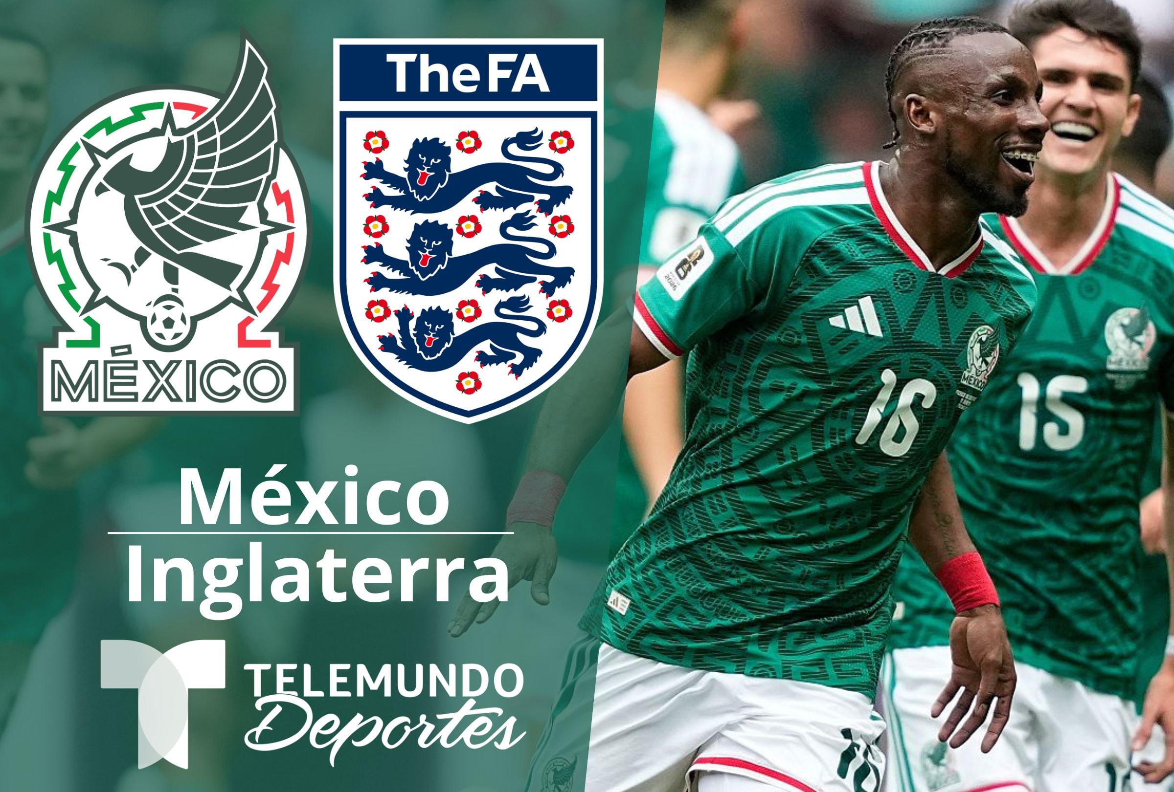 Telemundo Deportes transmite por TV y Streaming Online el partido de octavos de final entre México vs. Inglaterra EN VIVO GRATIS por la Copa Mundial 2026 en el Estadio Azteca. (Foto: Composición Mag)
