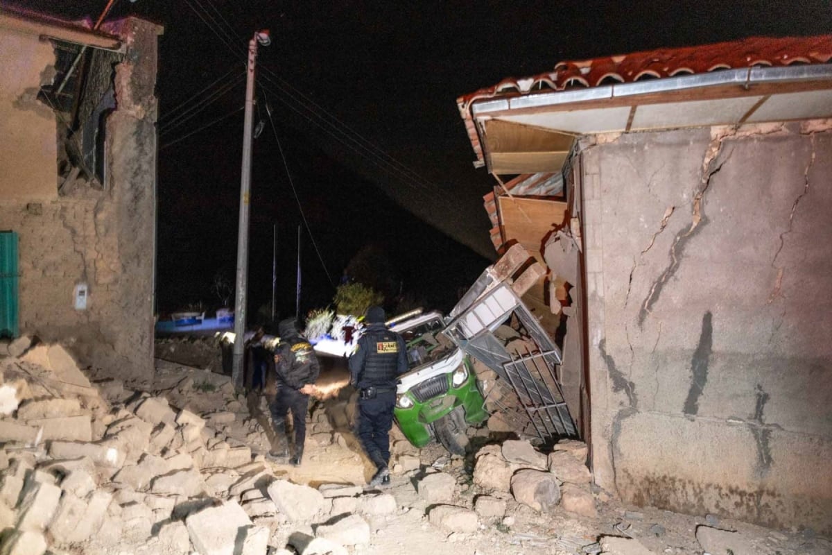 Sismo en Junín. (Foto: Andina)