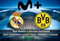 Movistar+ transmitió la final de la Champions: Real Madrid 2-0 Dortmund (01/06/2024)