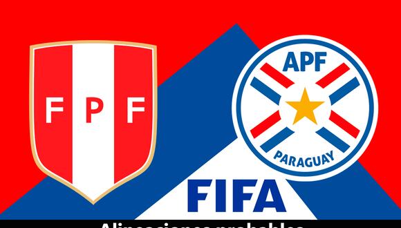 Conoce la alineación de Perú y Paraguay, de cara al amistoso que sostendrán este viernes en el estadio Monumental de Ate, en Lima.| Composición: Mix