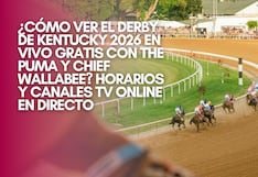 ¿Cómo ver el Derby de Kentucky 2026 EN VIVO GRATIS con The Puma y Chief Wallabee? Horarios y canales TV online en directo