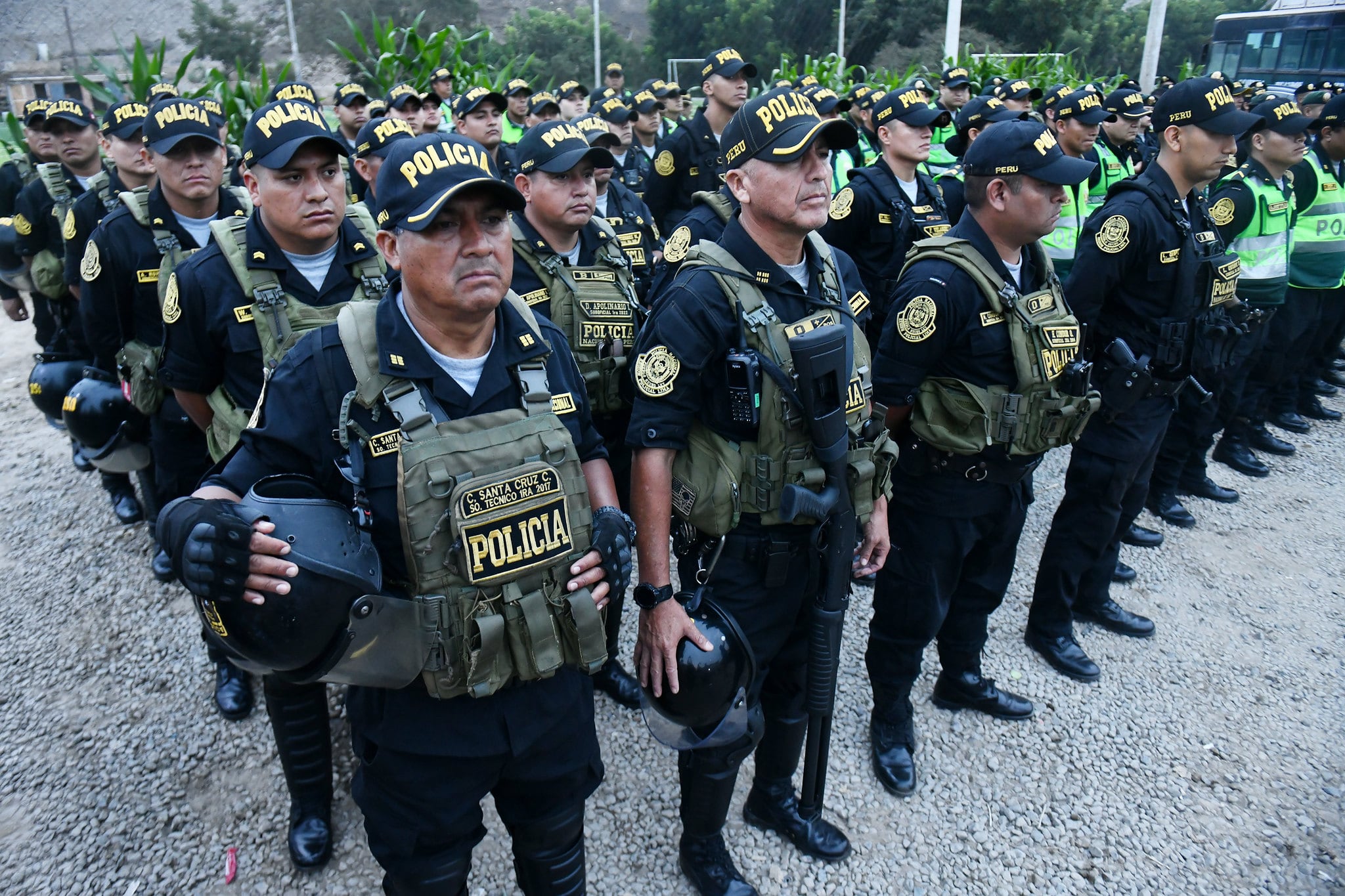 El primer ministro detalló que cada fuerza está conformada por 200 efectivos entre la Policía Nacional del Perú, las Fuerzas Armadas y el serenazgo. Foto: PCM