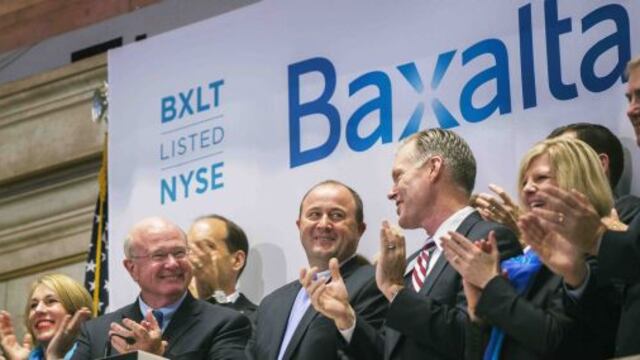 Shire comprará a Baxalta por US$ 32,000 millones para crear gigante farmacéutica