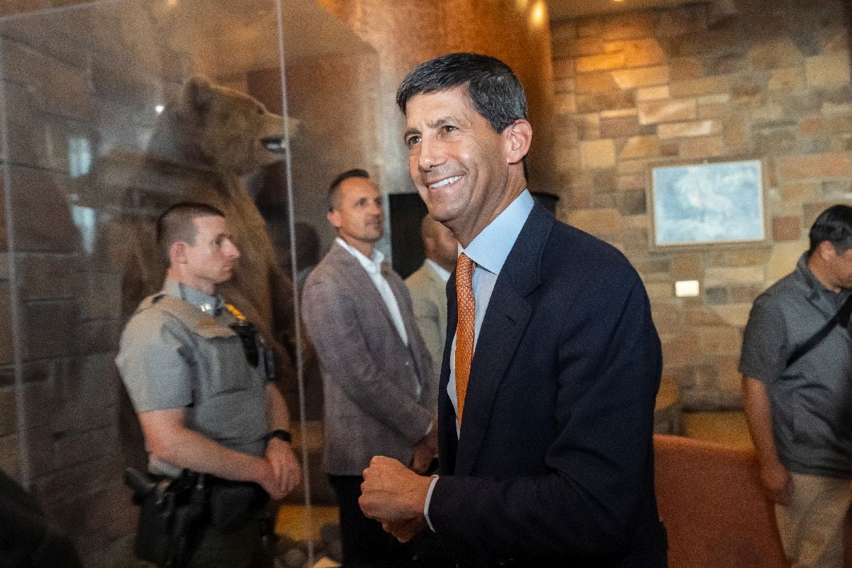 Kevin Warsh, presidente de la Reserva Federal, en la conferencia anual de la Fed en Jackson Hole, Wyoming.