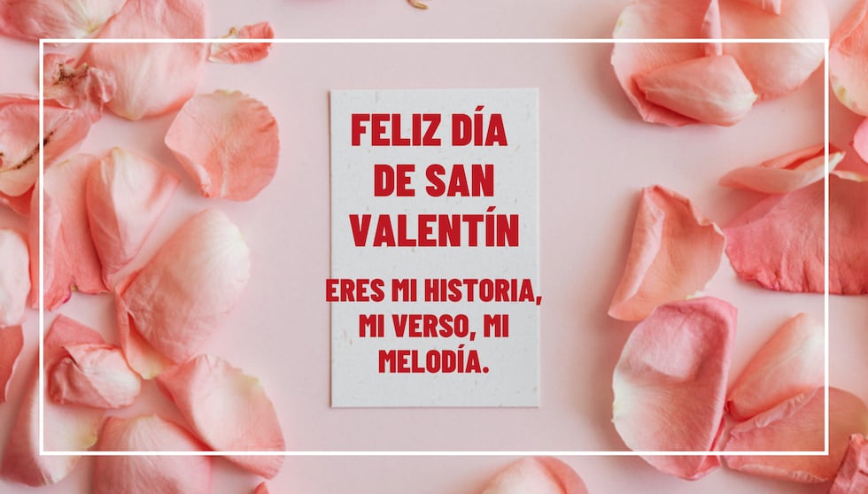 Eres mi historia, mi verso, mi melodía. | Crédito: canva.com / Composición Gestión Mix