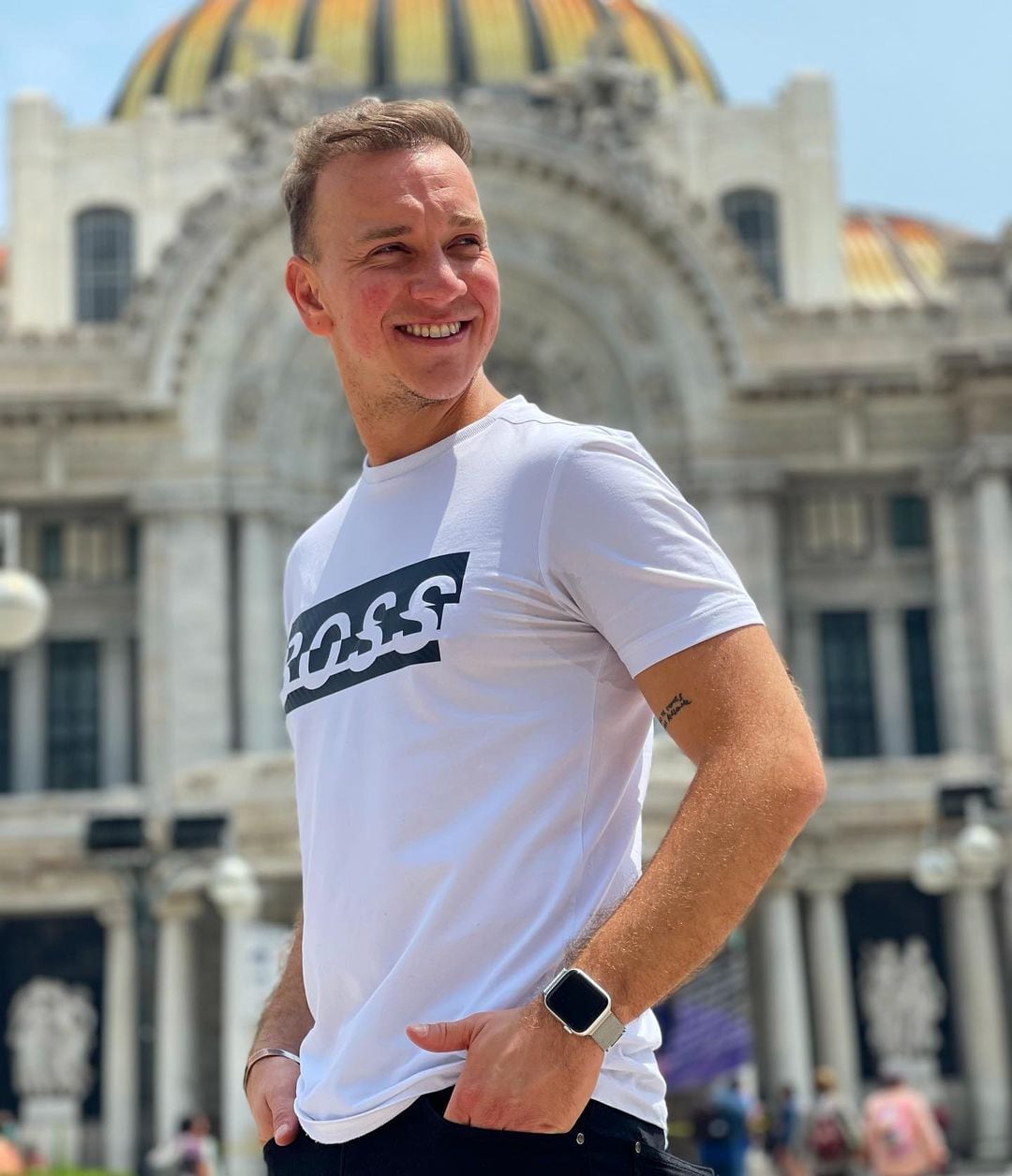 El youtuber Oscar Alejandro durante un paseo por Ciudad de México (Foto: Oscar Alejandro / Instagram)