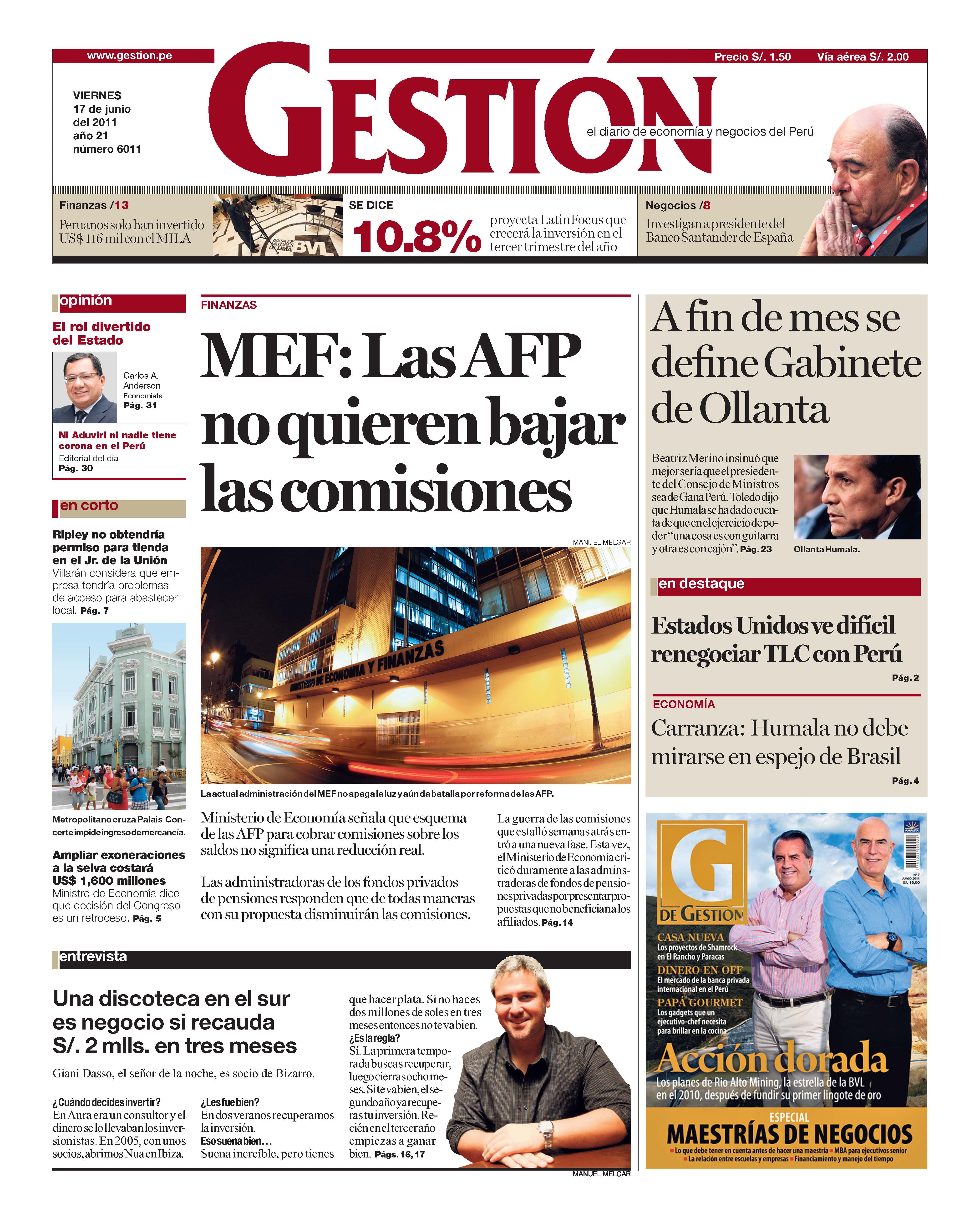 17 de junio del 2011. Hace 15 años. Ripley no obtendría permiso para tienda en el Jr. de la Unión.