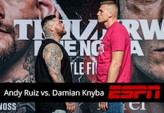 ESPN televisó la pelea de Andy Ruis Jr. vs. Damian Knyba por boxeo en NJ