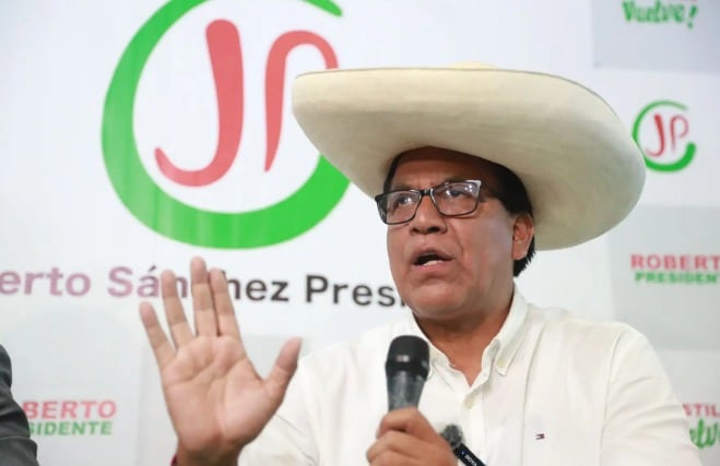 Roberto Sánchez busca la presidencia del Perú. | Andina