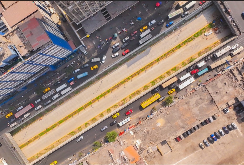 Renzo Reggiardo informó que megaobra conectará el Metropolitano con la Línea 1 del Metro de Lima tiene 90% de avance. Foto: MML