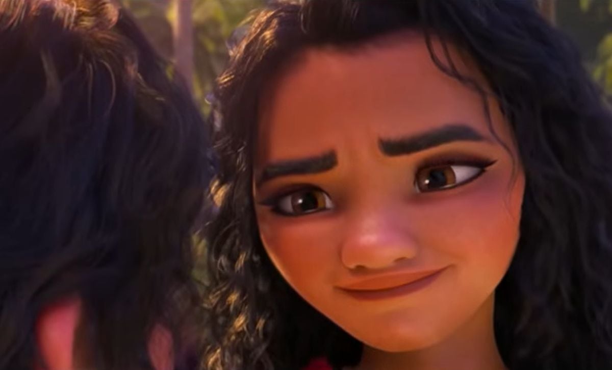 Moana muy conmovida al escuchar a su hermana menor (Foto: Walt Disney Animation Studios)