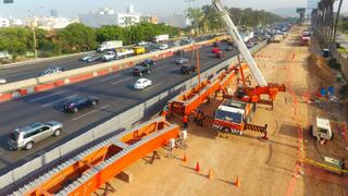 Rutas de Lima reconoce fallas en obras del intercambio vial El Derby