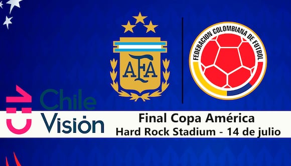 Sigue la transmisión vía Chilevisión para mirar el Argentina vs Colombia por la final de la Copa América 2024. | Composición: Héctor Honores