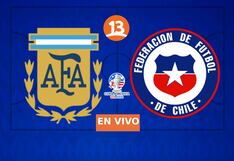 Canal 13 transmitió Chile 0-1 Argentina por Copa América 2024 (26/06/2024)
