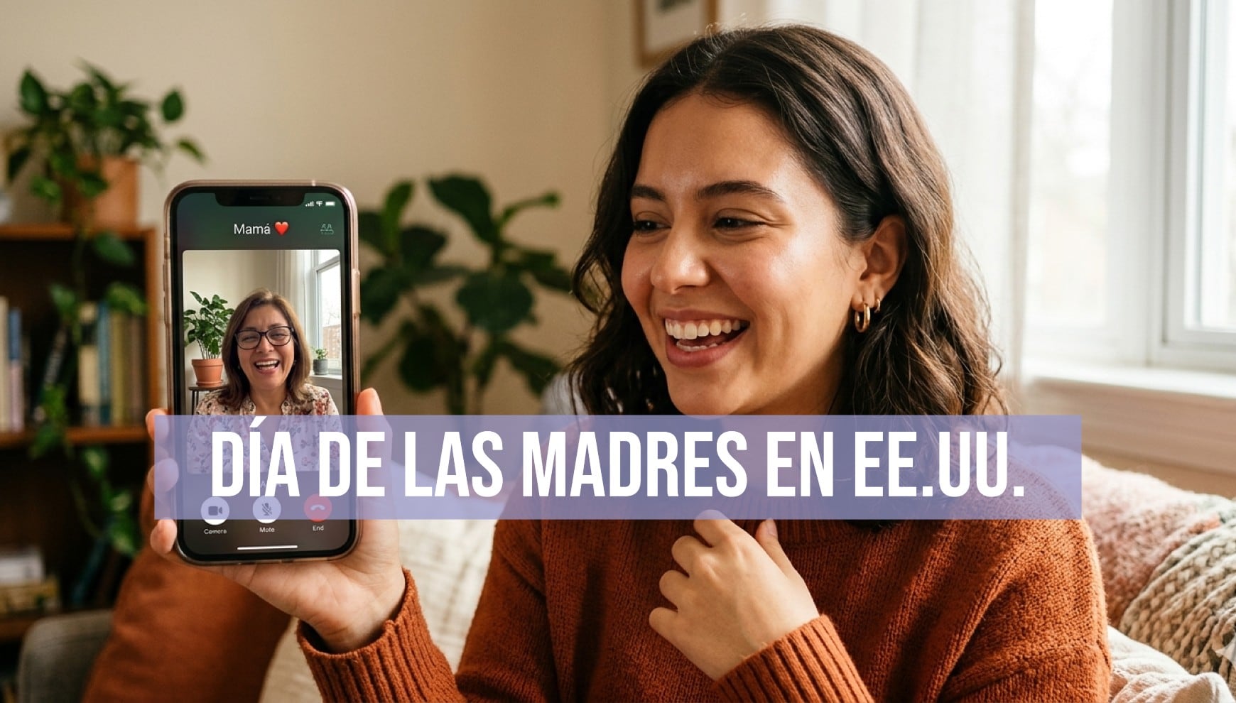 Estas frases por el Día de la Madre en EE.UU. son ideales para expresar amor y gratitud este 10 de mayo. | Crédito: Imagen creada por Gestión Mix usando Gemini