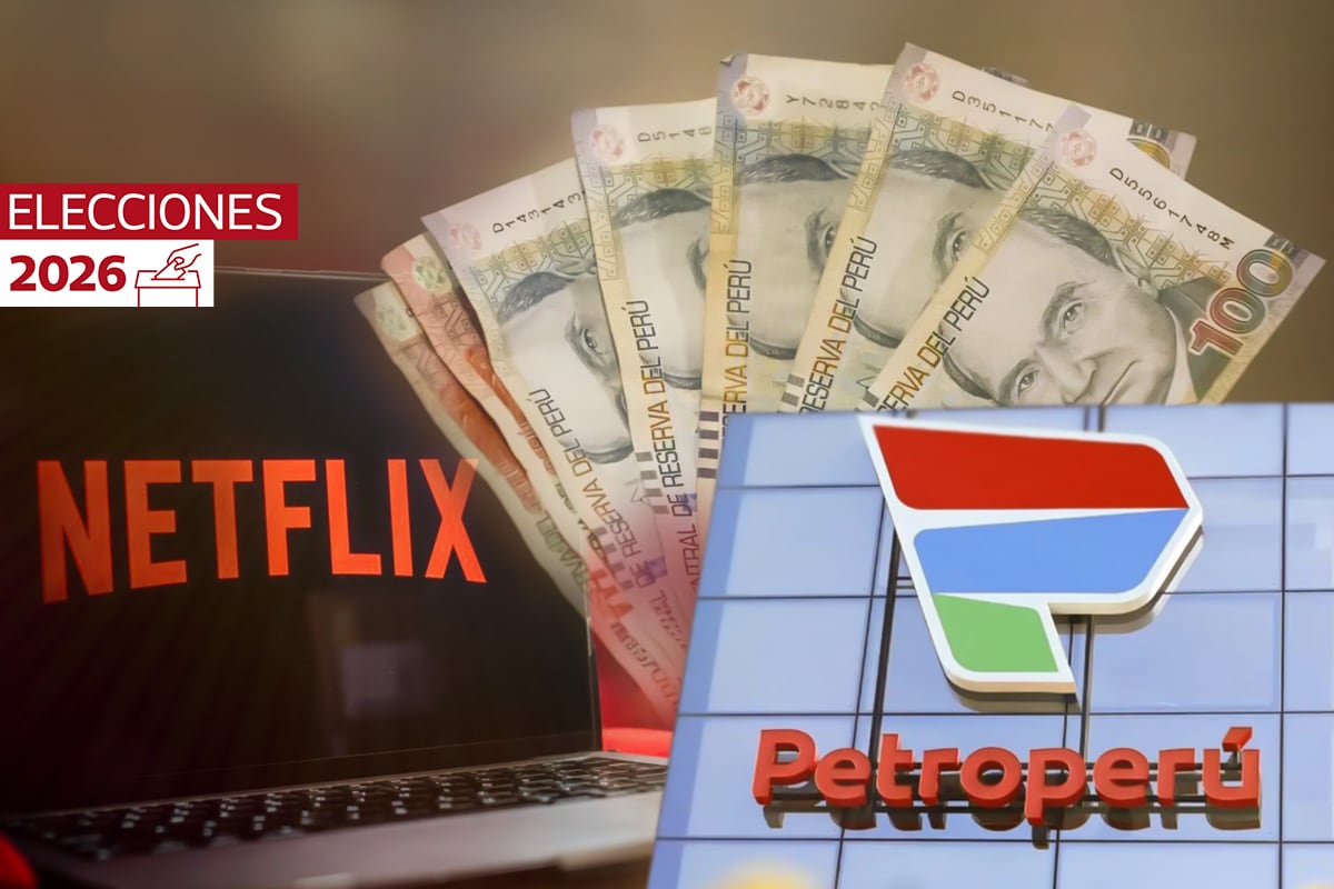 Los impuesto a los servicios digitales y ajustes significativos en Petroperú están en el radar de Sí Creo, donde candidatea a la presidencia Carlos Espá. (Foto composición: Kelly Villanueva)