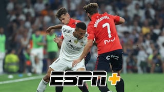 ESPN EN VIVO — cómo ver partido Real Madrid vs. Osasuna en TV y Online en EE.UU.