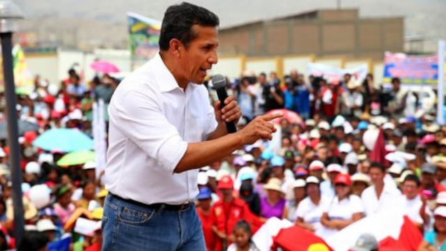 Ollanta Humala: Cortaré presupuesto a autoridades que usan recursos públicos para reelección