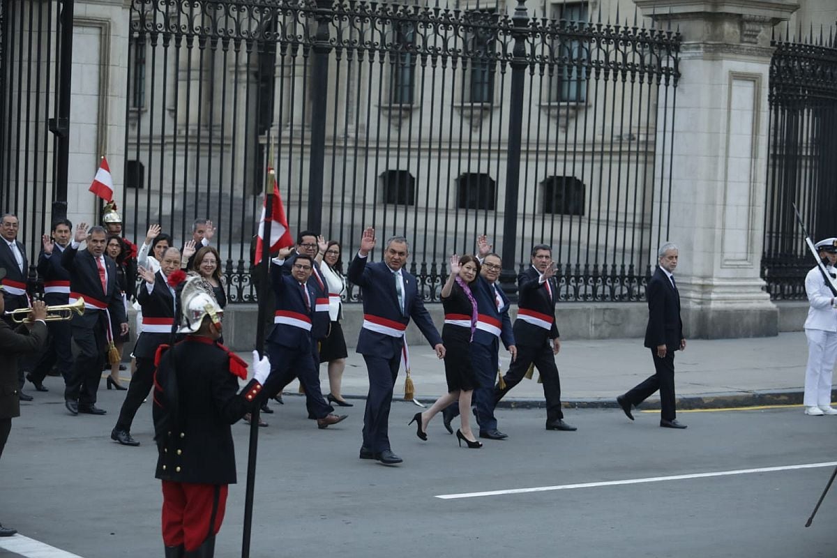 Gabinete de Alberto Otárola. (Foto: GEC)