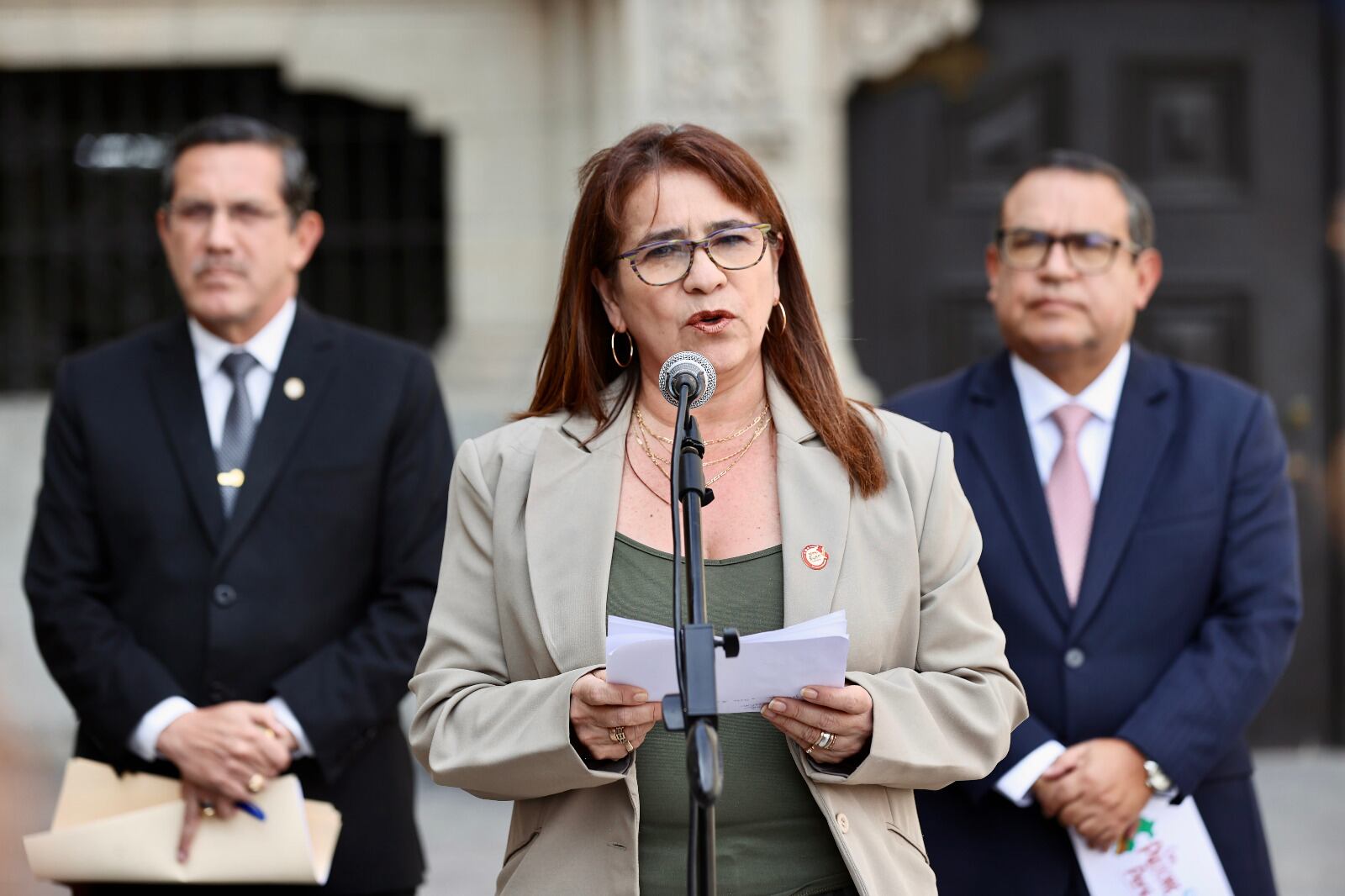 Ministra de Educación Miriam Ponce