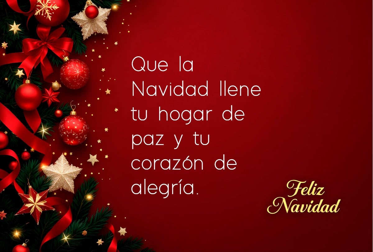 La Navidad invita a cerrar el año con gratitud, unión y buenos deseos. | Crédito: Freepik/Gestión