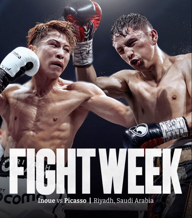La pelea de Naoya Inoue vs David Picasso se llevará a cabo el sábado 27 de diciembre de 2025 (Foto: BoxingNewsED)