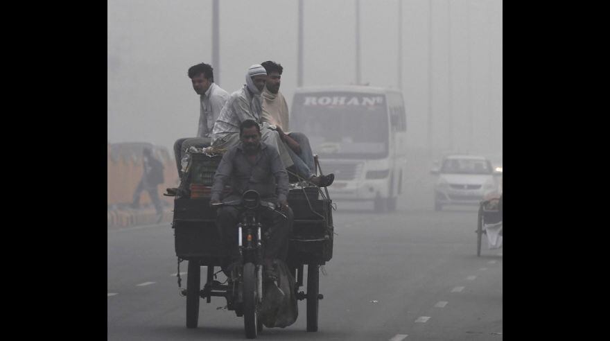 Exposición al aire contaminado aumenta riesgos de enfermedades respiratorias y cardiovasculares. Foto: agencias