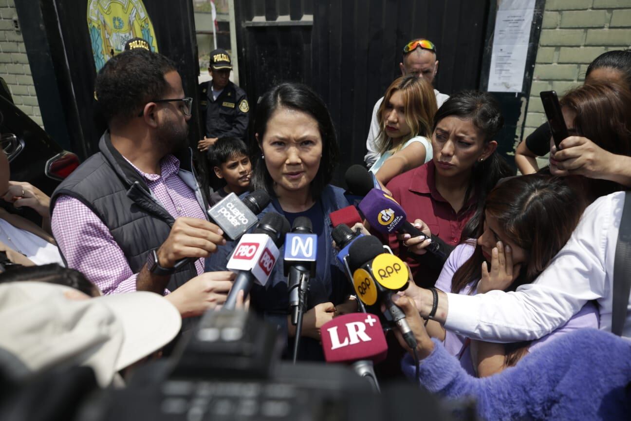Keiko Fujimori espera que esa corte “ejecute su propio fallo” y ponga en libertad a su padre. (Foto: César Bueno/@ photo.gec.)